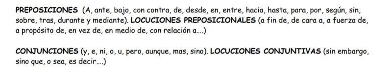 Esquema preposiciones